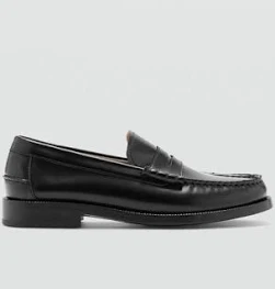 Mango Mocassins découpe cuir Homme