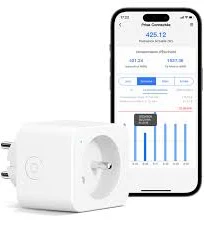Meross Prise Connectée 16A Prise WiFi Compatible avec Alexa et Google Home