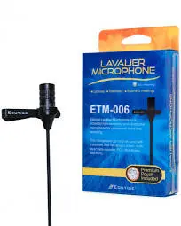 Microphone cravate Edutige ETM-006 - Longueur 5 mètres - Edutige