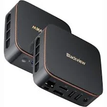 Mini Pc Blackview Mp20 Amd 3300U 3.5Ghz 16 Go Ddr4 512 Go/Ssd 2To, Windows 11 Pro, Wifi 6, 4K Uhd afficher Netflix Noir