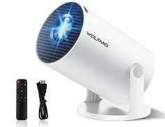 Mini Projecteur Videoprojecteur HD 1080p avec Bluetooth et Trapézoïdale Verticale Auto