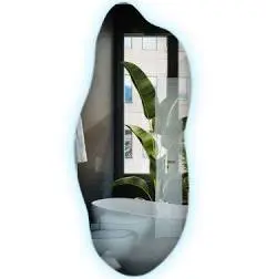 Miroir Led Ondulé Wallfluent Lumière
