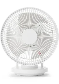 MUJI Ventilateur silencieux oscillant avec diffuseur d’huiles essentielles