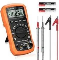 Multimètre numérique à plage automatique testeur de tension ampère-ohm AC/DC
