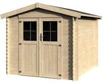 Naterial Abri de jardin bois 6,14 m²