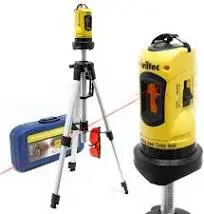 Niveau laser rotatif auto-nivelant avec trépied 1,2m pour la mesure des angles et