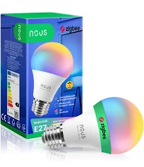nous Ampoule connectée Zigbee 3.0 compatible Tuya et Zigbee2Mqtt