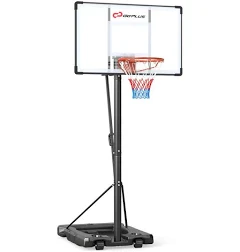 Panier de Basket Extérieur Réglable en Hauteur 1,7 à 3,05 m