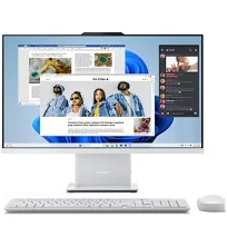 PC tout-en-un Lenovo IdeaCentre AIO 27ARR9 F0HQ008KFR 27" AMD Ryzen 5 16 Go RAM 512 Go SSD Gris nuage