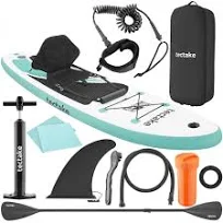 Planche de Stand Up Paddle Gonflable Avec Support Pour Appareil Photo