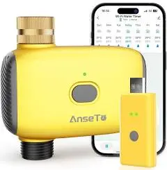 Programmateur Arrosage Automatique WiFi avec Entrée en Laiton
