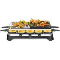 Raclette TEFAL RE45A812 double plaque - 10 personnes