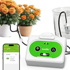 RAINPOINT Arrosage Automatique Interieur WiFi, Contrôle à Distance via APP, Arroseur Automatique pour Plantes d’Intérieur, Arrosage Goutte à Goutte