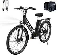 RCB Velo Electrique Ville RCB RK8S 26'' 250W 50km + Sacoche Impermeable Incluse