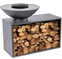 Redfire Braséro Onyx 80 table + housse + grille surélevée