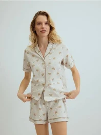 Reserved Pyjama deux pièces imprimé