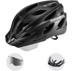 ROCKBROS Casque de vélo avec lunettes ROCKBROS