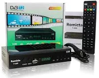 Romicta Décodeur TNT HD- DVB-T2/C H.265 HEVC FTA Full HD PVR, USB, HDMI, SCART, Tuner TV numérique terrestre, récepteur numérique Haute définition