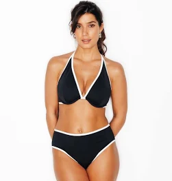 RougeGorge Maillot de bain triangle plunge Noeli Femme