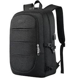 Sac à dos pour ordinateur portable pour hommes avec port de chargement USB Sac à dos pour femme Sac à dos antivol pour ordinateur portable 17,3 pou...