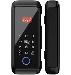 Serrure connectée avec empreinte digitale clavier et poignée