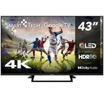 SMART TECH Téléviseur QLED 4K UHD 43" 43qg06v Google TV