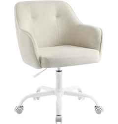 SONGMICS Chaise de bureau ergonomique pivotant et réglable en hauteur