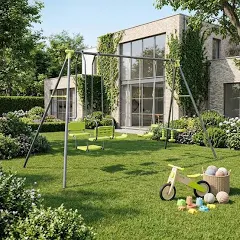 Sweeek Balançoire 4 agrès Meltemi portique 6 places
