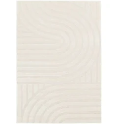 Sweeek Tapis intérieur motifs arches crème