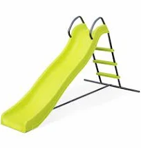 Sweeek Toboggan Sirocco vert double vague structure de jardin