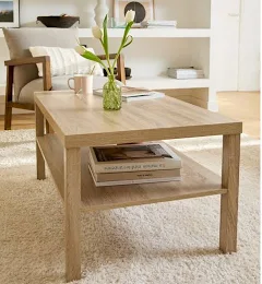 Table basse rectangulaire NEXT Imitation chêne