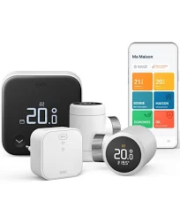 Tado Kit X thermostat connecté filaire + 2 têtes