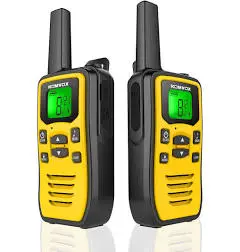 Talkie Walkie Komvox Professionnel Rechargeable 16 Canaux Longue Portée 10 km