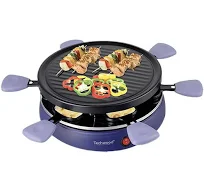TECHWOOD Appareil à raclette 6 personnes