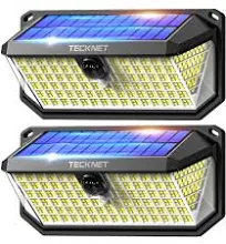 TeckNet Lampe Solaire Extérieur 4200LM 416 LEDs Éclairage à 300