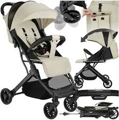 TecTake Poussette buggy FINN pliable avec harnais à 5 points
