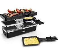 Tefal Appareil à raclette avec plaque crêpparty 1050 W