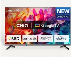 Téléviseur 4K 43'' 108 cm CHIQ U43QM10V