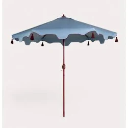 The Masie Parasol de jardin et terrasse Ø260 cm Xuna Brun Clay