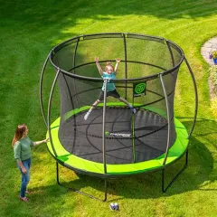 Thorpe Trampoline d'Extérieur Rond avec Filet