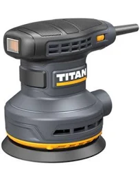 Titan Ponceuse Excentrique Filaire 300 W Plateau 125 mm Vitesse Variable 7000–13000 Tr/min
