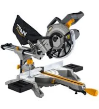 TITAN Scie À Onglet Radiale Coulissante Filaire 1500 W Lame 210 mm Coupe 310 mm