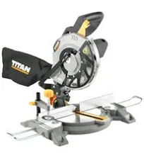 TITAN Scie À Onglet Radiale Filaire 1400 W Lame Diamètre 210 mm