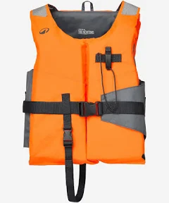 Tribord Gilet de sauvetage 100n mousse adulte lj100n easy orange/gris