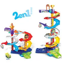 Tut Tut Bolides Vtech Méga circuit spirales 2 en 1