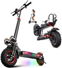 TYOKUM 11" Trottinette Électrique Adulte 1200W, Autonomie 55KM Batterie 48V 18Ah Trotinette Electrique Pliante Portable, Tout Terrain Double