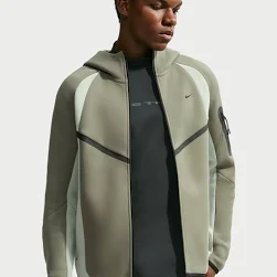 Veste à zip en Fleece Nike Tech Windrunner à couleurs contrastées pour homme