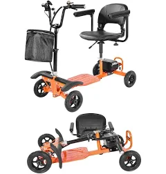 VEVOR Scooter Électrique Pliable 4 Roues Tout-terrain 48v 5,2ah Lithium Charge 120 kg Inclinaison 8° pour Adultes et Personnes Handicapées