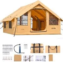 Vevor Tente Camping Gonflable 4x3x2,2 m pour 5-8 Pers
