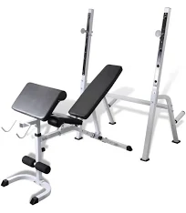 vidaXL Banc de musculation multifonction